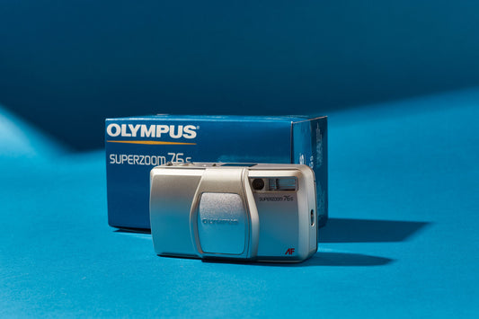 Vintage Olympus SuperZOOM 76s Film Camera - Perfect Gift for Beginners - Retro Photography Gift - 35mm Film Camera