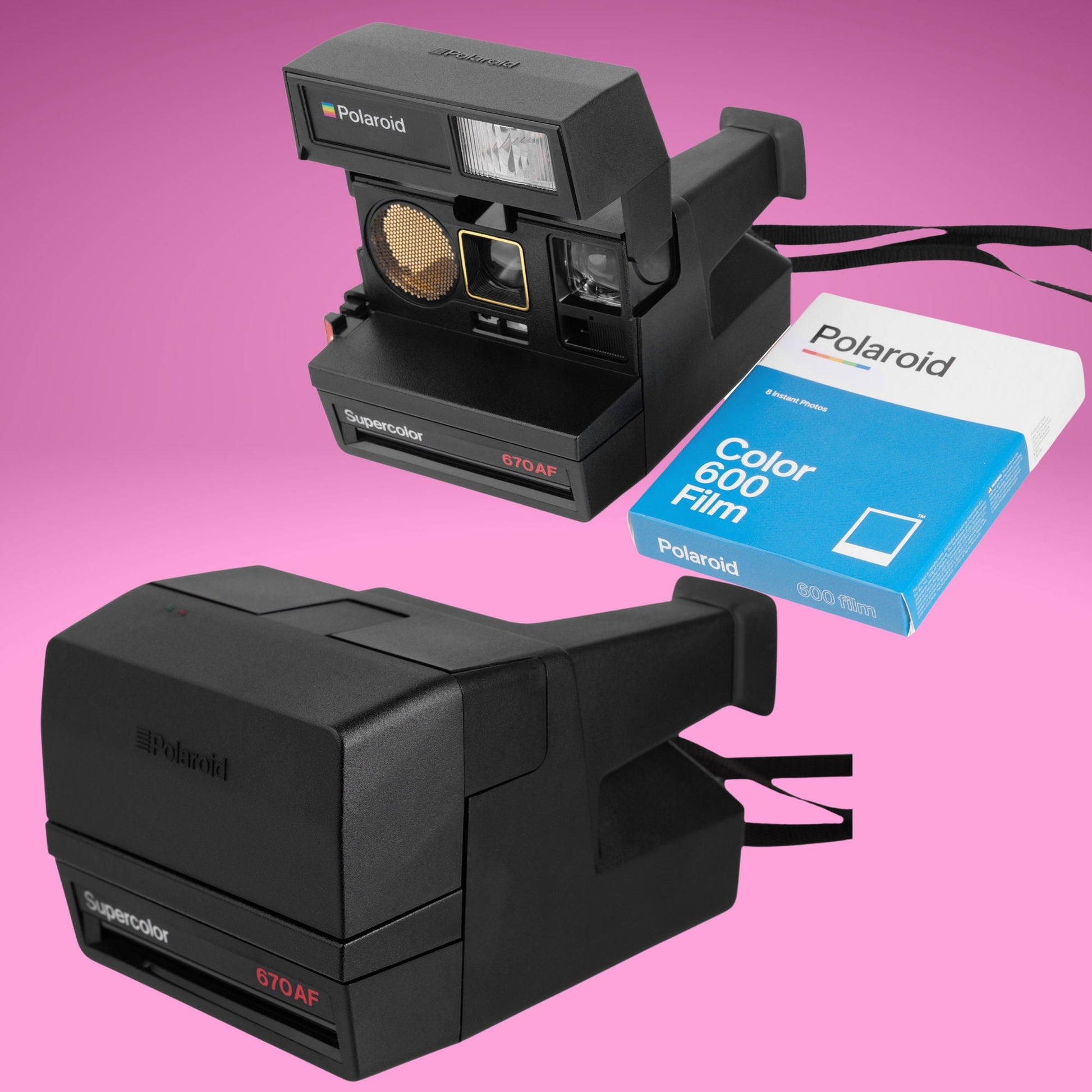 Polaroid AutoFocus Camera, Vintage Polaroid Camera, Polaroid 670 AF - Vintage Polaroid Instant Cameras