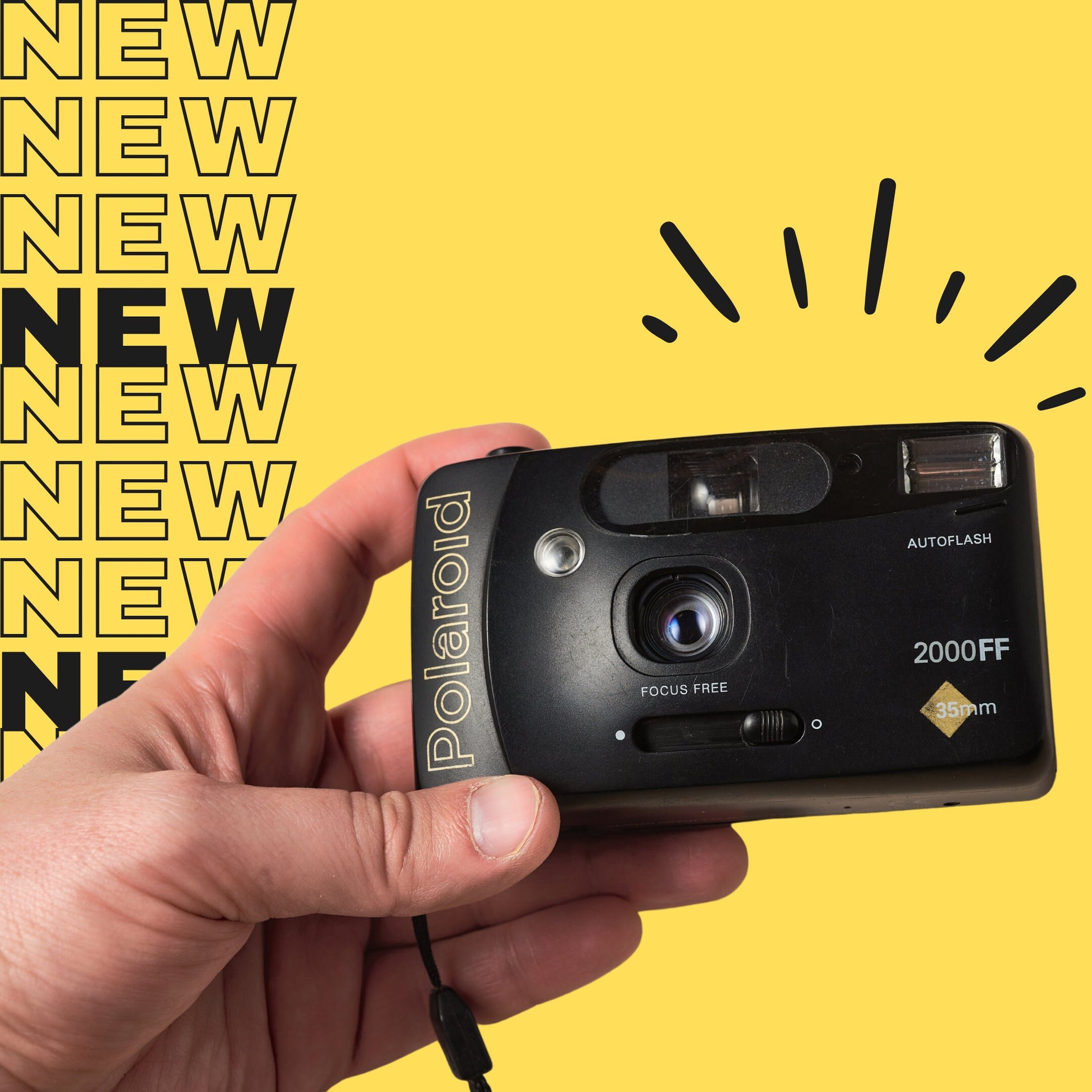 Polaroid 2000 FF, Working Film Camera, Vintage Camera - Vintage Polaroid Instant Cameras
