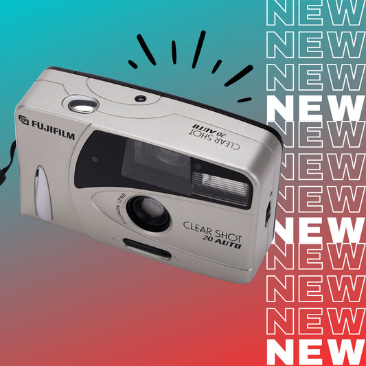 Vintage Fujifilm Camera Clear and shoot , Working Film Camera, Best gift Camera, Fujifilm 35 mm film camera - Vintage Polaroid Instant Cameras