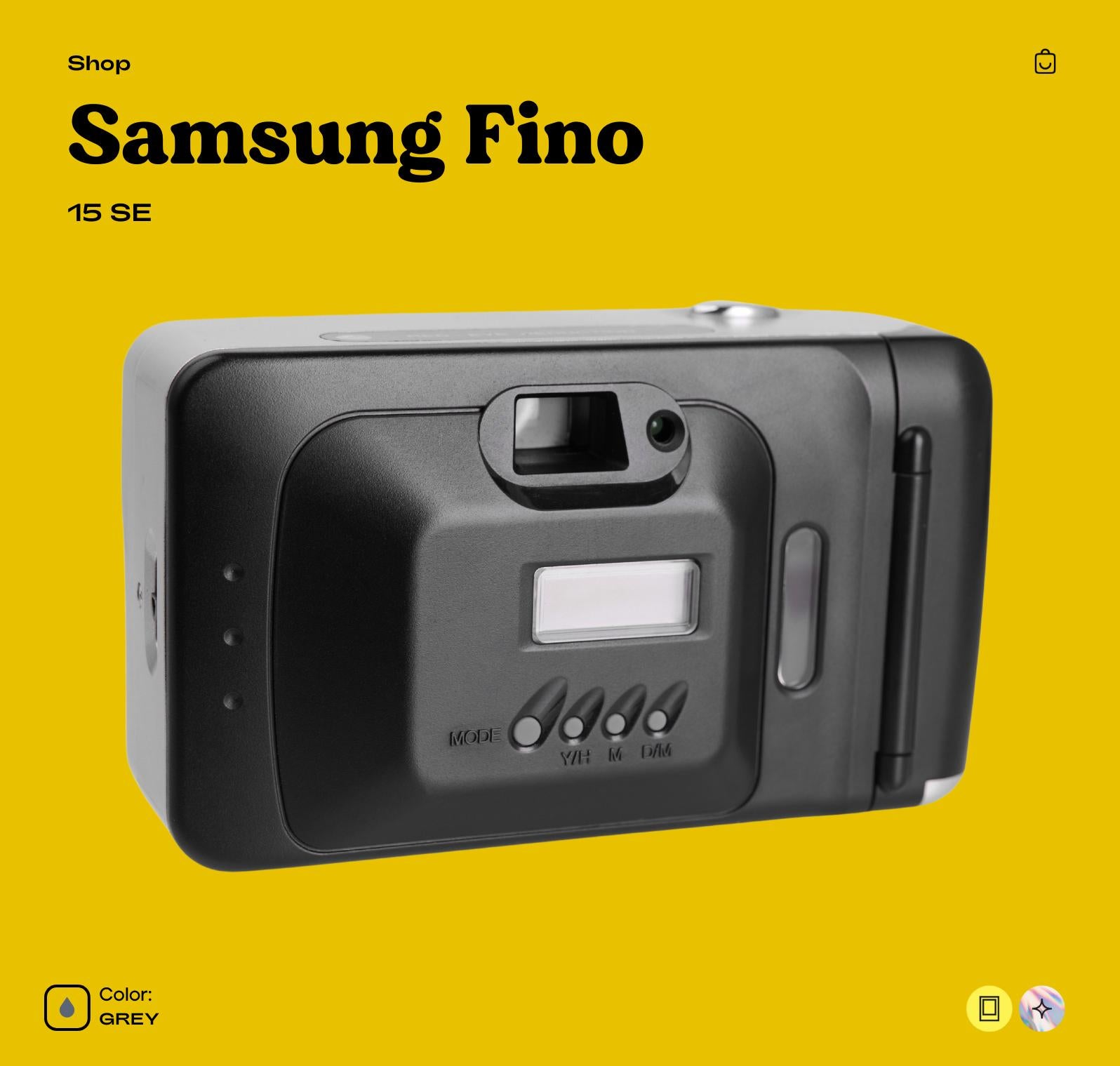 Samsung 15 SE 35mm Film Camera Compact Point-and-Shoot with Built-In Flash, Automatic Features, Perfect for Everyday and Travel Photography - Vintage Polaroid Instant Cameras