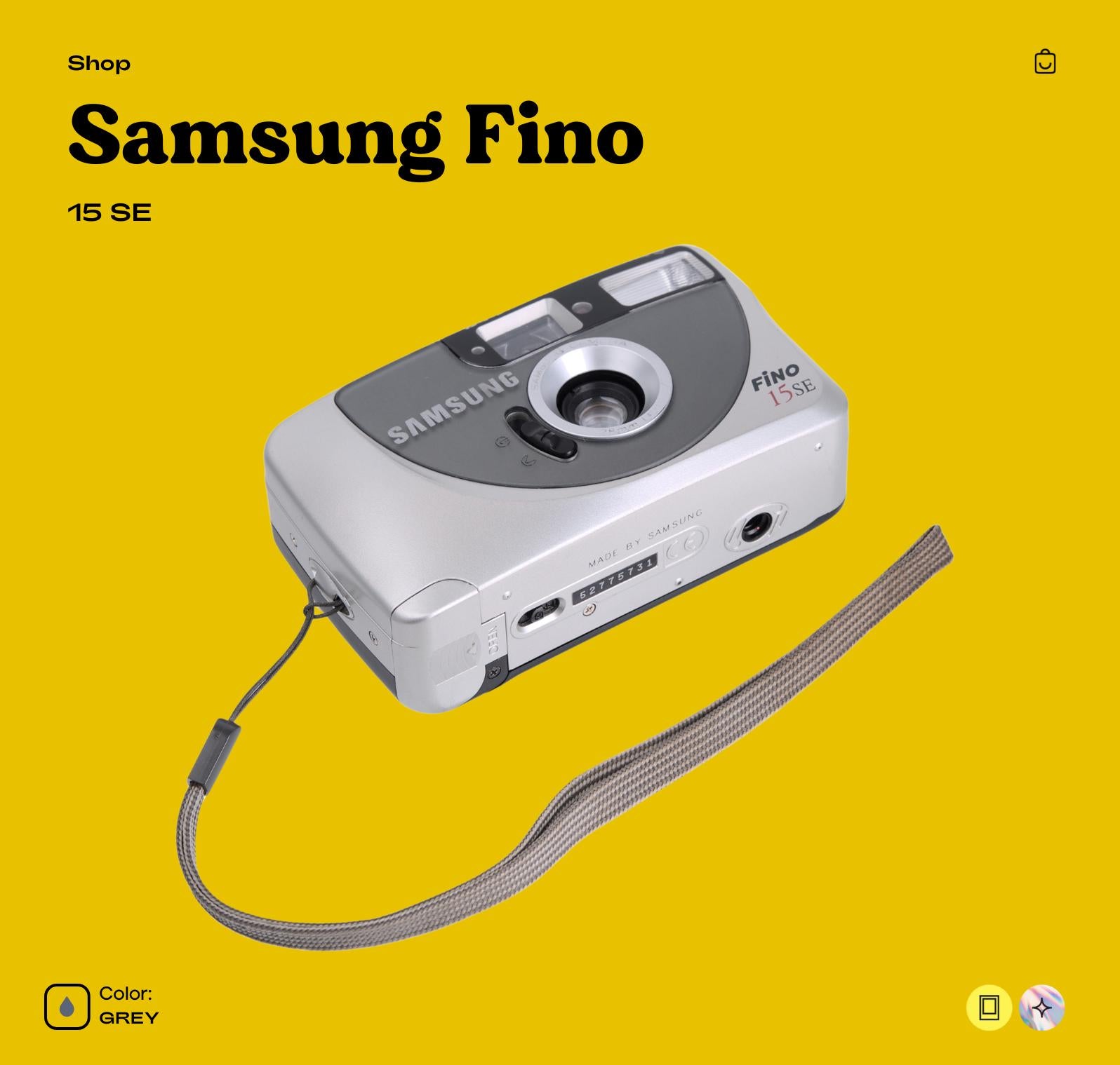 Samsung 15 SE 35mm Film Camera Compact Point-and-Shoot with Built-In Flash, Automatic Features, Perfect for Everyday and Travel Photography - Vintage Polaroid Instant Cameras