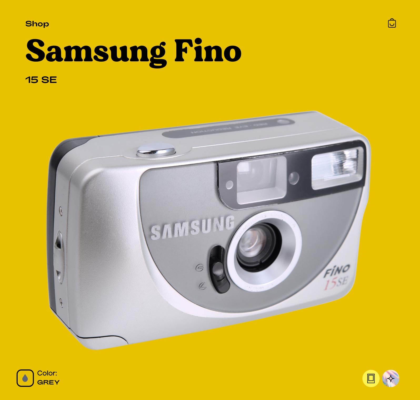 Samsung 15 SE 35mm Film Camera Compact Point-and-Shoot with Built-In Flash, Automatic Features, Perfect for Everyday and Travel Photography - Vintage Polaroid Instant Cameras