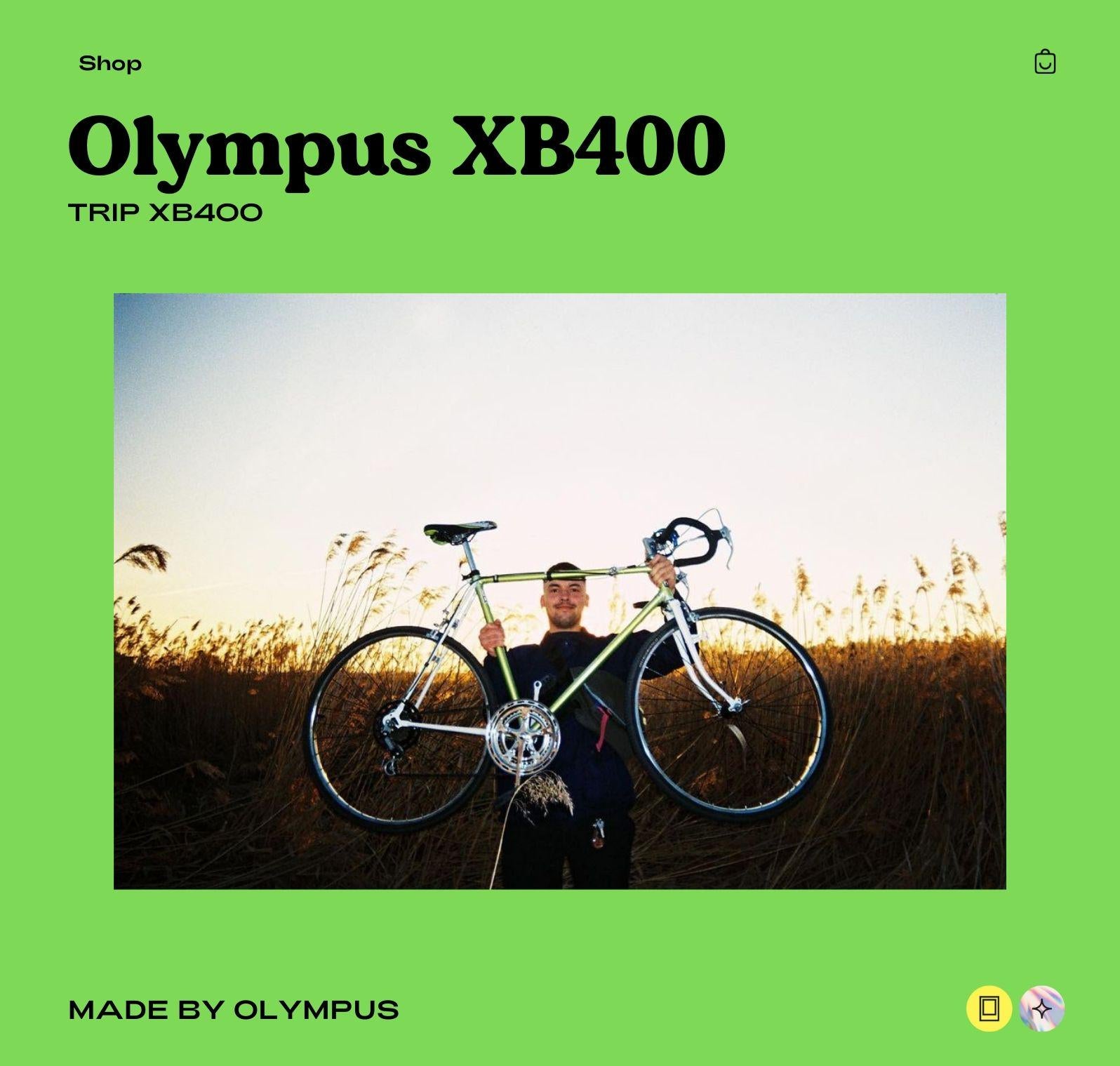 Olympus XB400 Vintage 35mm Point and Shoot Film Camera - Compact and Fully Functional - Vintage Polaroid Instant Cameras