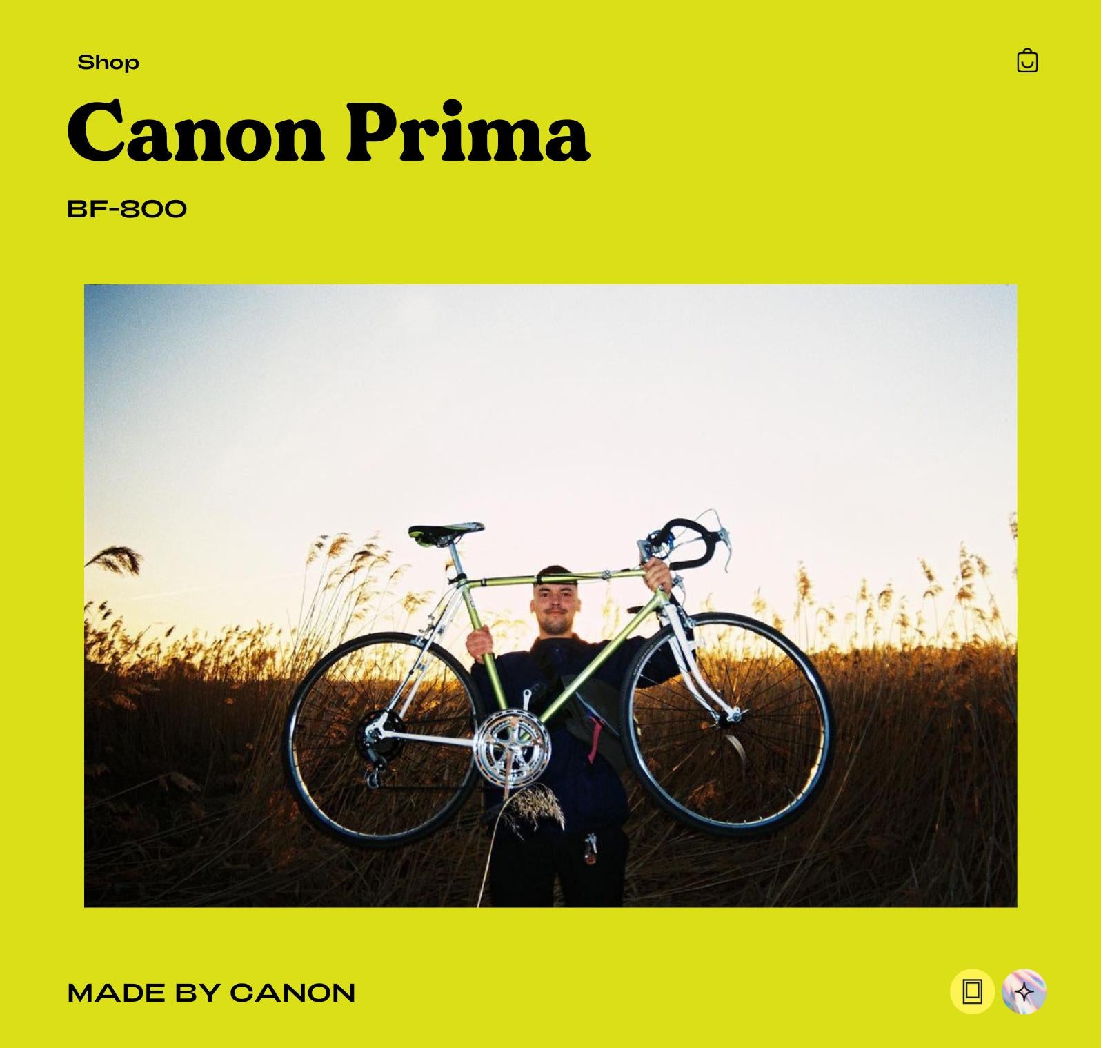 Canon prima 35 mm camera - Vintage 35mm Point and Shoot Film Camera with Built-In Flash - Photographer gift - Vintage Polaroid Instant Cameras