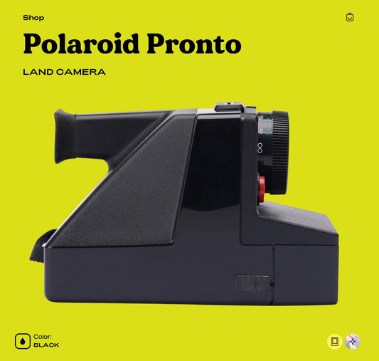 Vintage Polaroid Pronto Land Camera | Classic Instant Film Camera for SX-70 Film | Retro Photography Gift | 1970s Collectible - Vintage Polaroid Instant Cameras