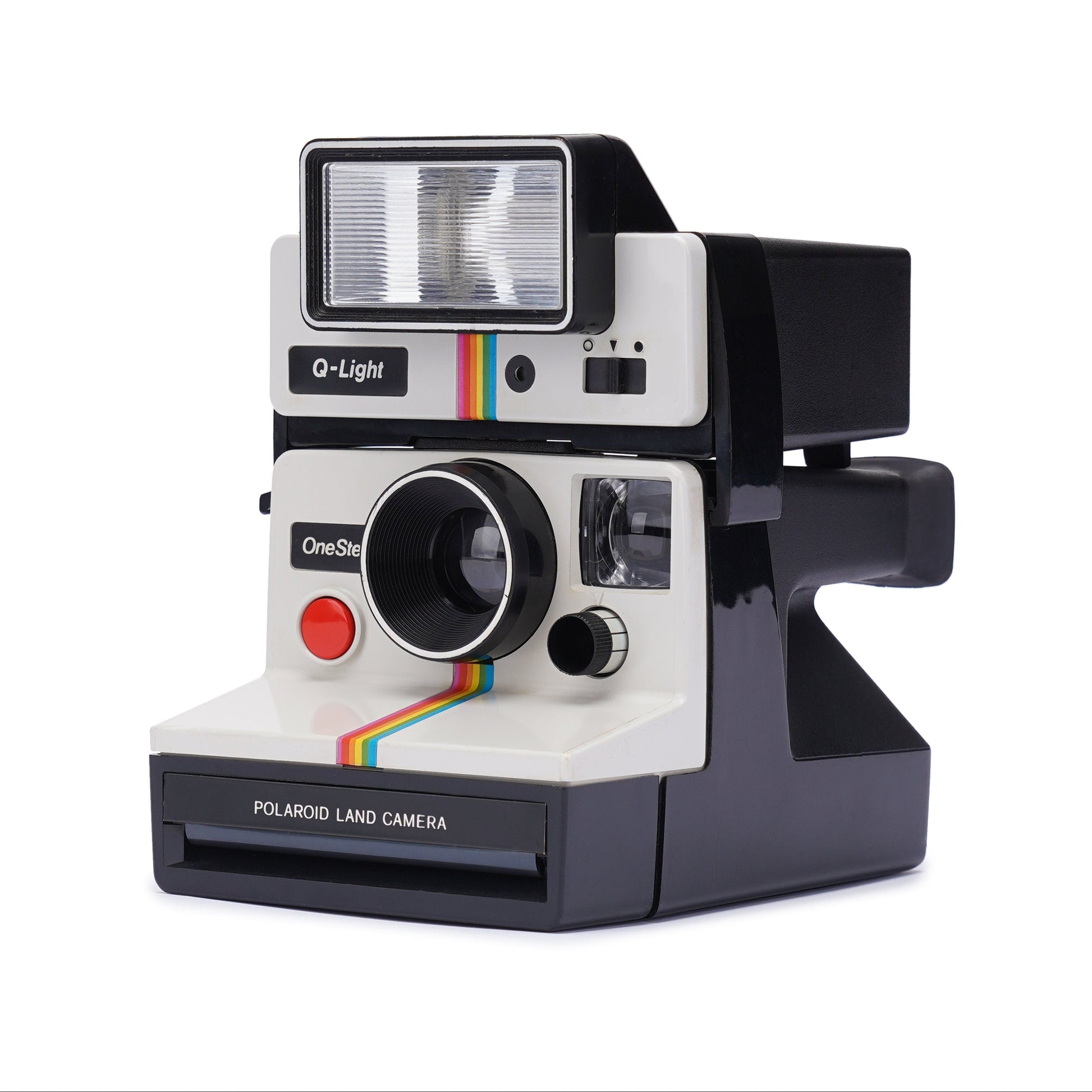 Vintage Polaroid SX-70 Land Camera One Step 1000 - White Rainbow - Vintage Polaroid Instant Cameras