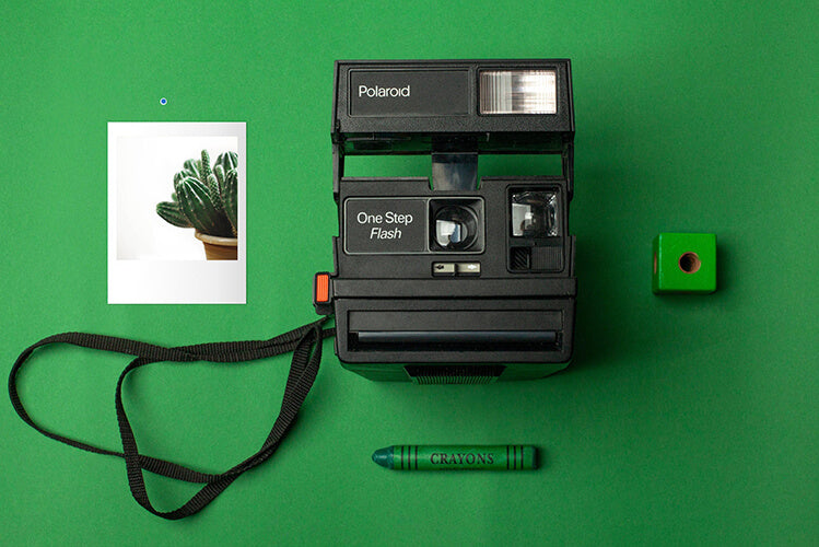 Vintage Polaroid One Step 600 Flash Instant Camera | 80s 90s Retro Film Camera | Classic Polaroid 600 Instant Photography - Vintage Polaroid Instant Cameras