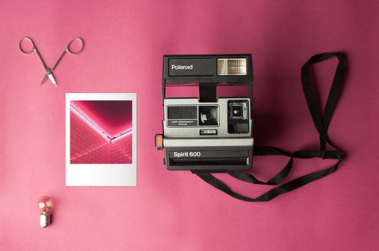 Polaroid Spirit 600 Grey Silver Instant Film Camera Vintage Polaroid 600 Type Film Camera Tested and Working Lifetime Warranty - Vintage Polaroid Instant Cameras