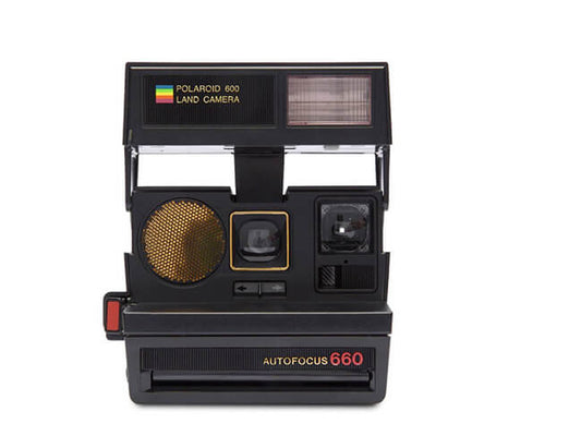 Polaroid 600 type Land Camera Sonar Autofocus Sun 660 Instant Film Analog Camera 80s 90s 00s - Vintage Polaroid Instant Cameras