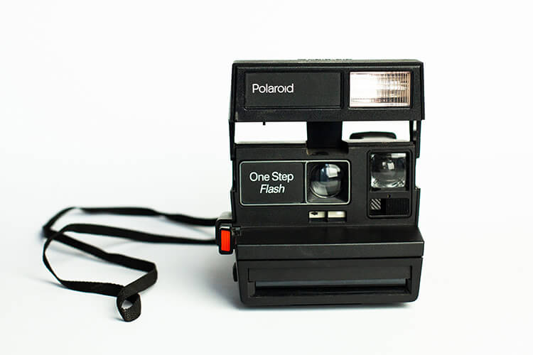 Polaroid Instant Camera One Step 600 Flash Instant Print Camera - 80s 90s Retro Vintage Photography - Vintage Polaroid Instant Cameras