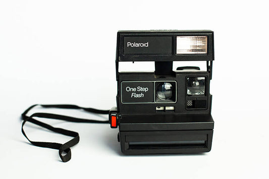 Polaroid Instant Camera One Step 600 Flash Instant Print Camera - 80s 90s Retro Vintage Photography - Vintage Polaroid Instant Cameras