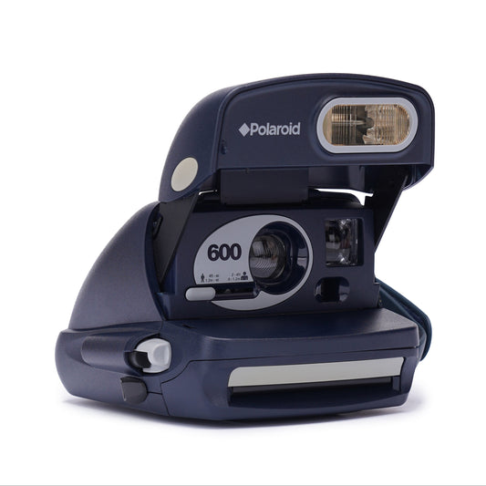 Polaroid 600 Round Instant Film Camera, Express 600, Vintage Blue, Classic Instant Photography Camera, Retro Polaroid 600, Collectible Instant Camera - Vintage Polaroid Instant Cameras