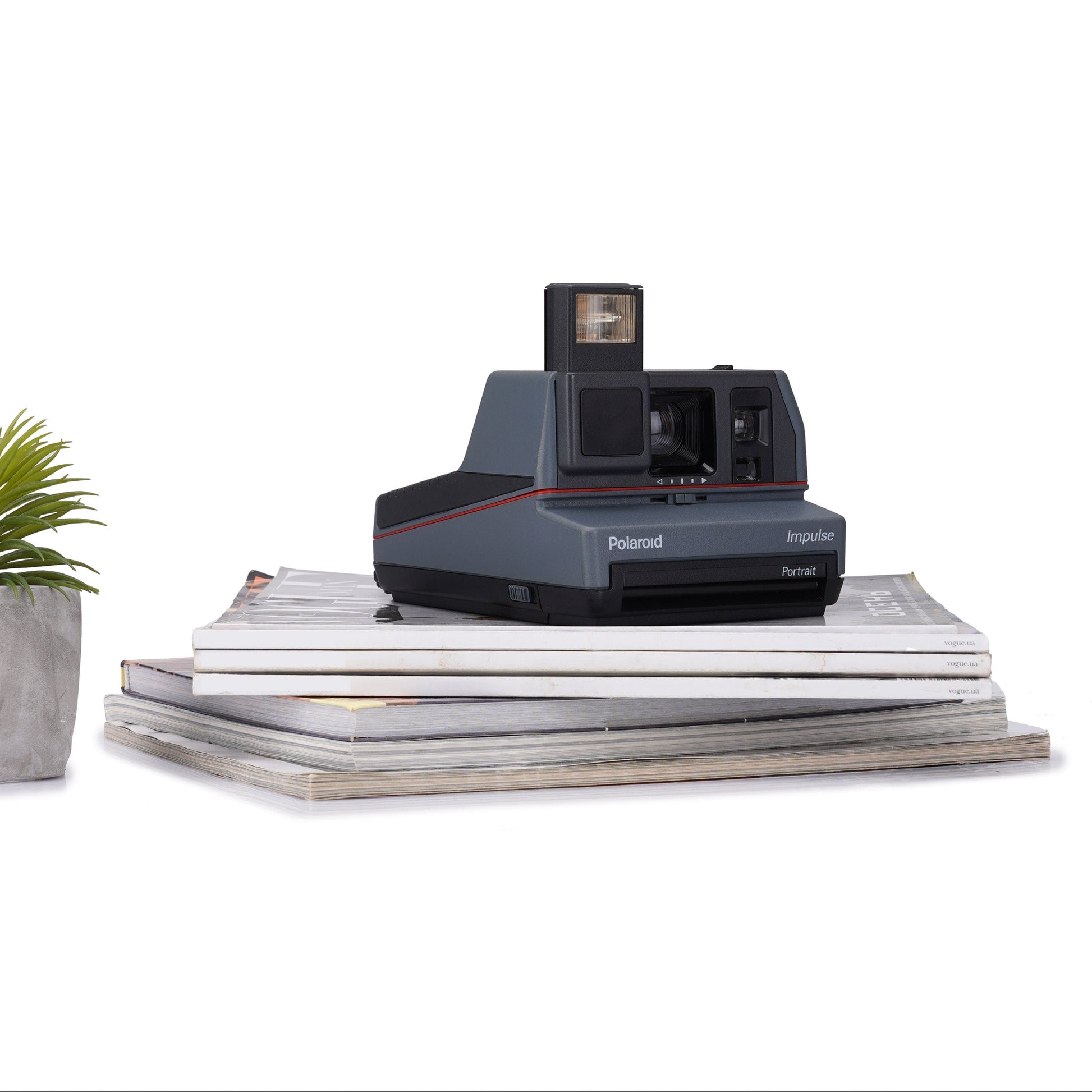 Polaroid Impulse Grey Instant Film Vintage Camera Polaroid 600 Type Film Polaroid Vintage Camera - Vintage Polaroid Instant Cameras