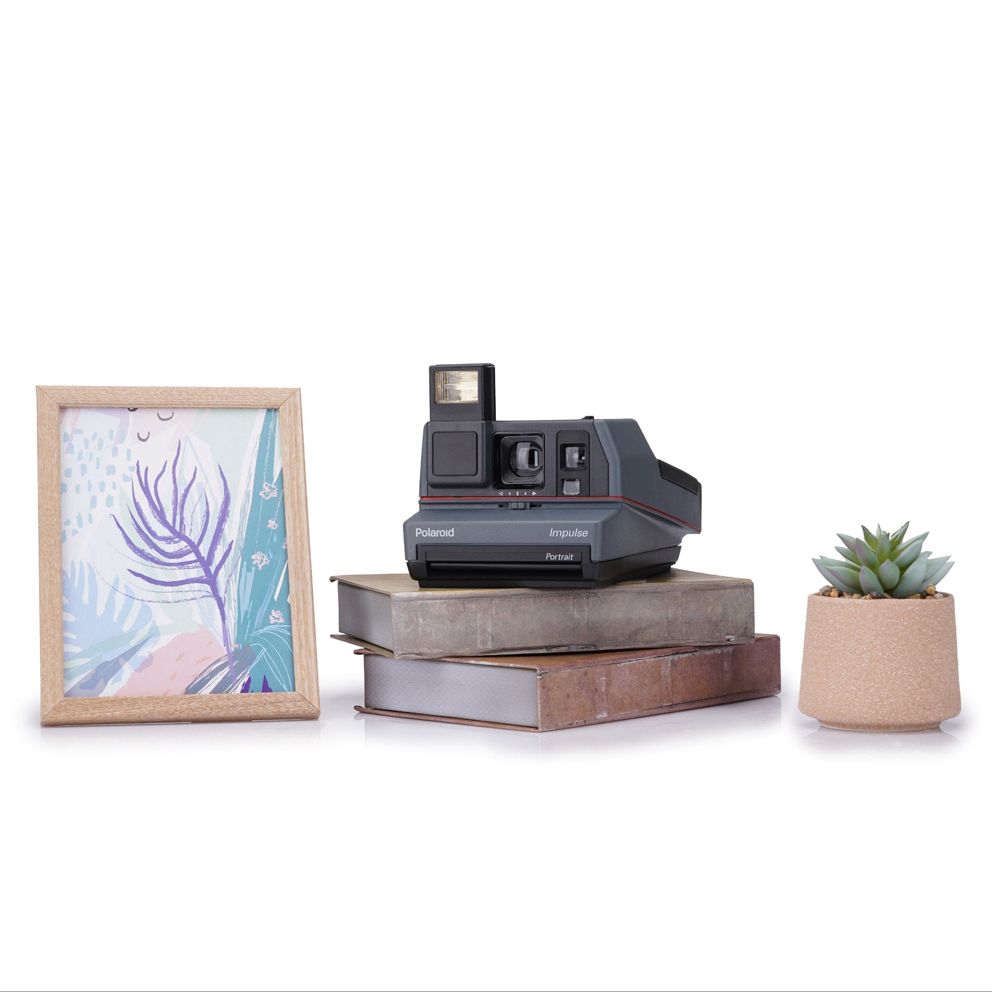 Polaroid Impulse Grey Instant Film Vintage Camera Polaroid 600 Type Film Polaroid Vintage Camera - Vintage Polaroid Instant Cameras