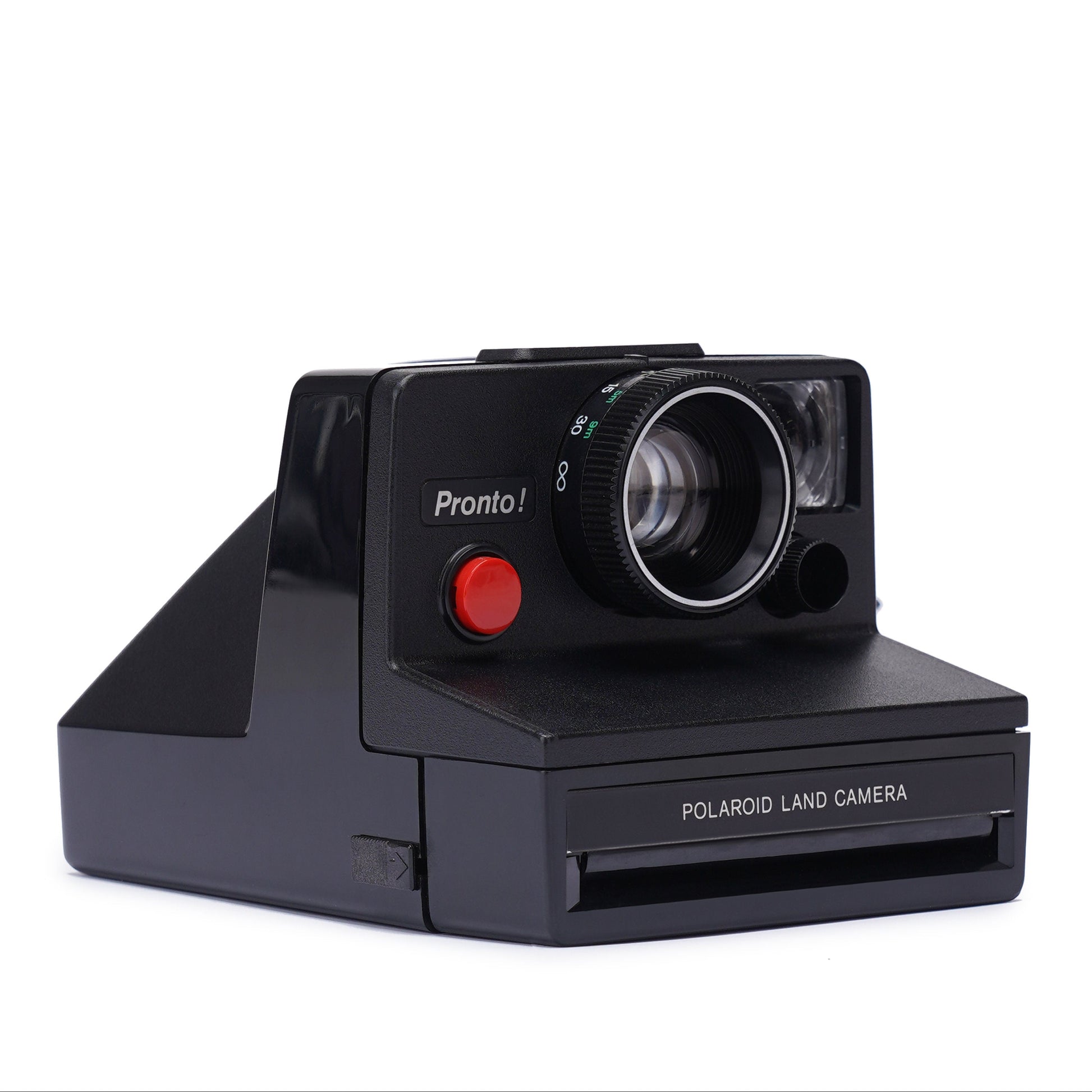 Vintage Polaroid Land Camera Pronto! Black with Red Button, Instant Film Camera, Fully Tested, Classic 70s Polaroid, Working Condition - Vintage Polaroid Instant Cameras