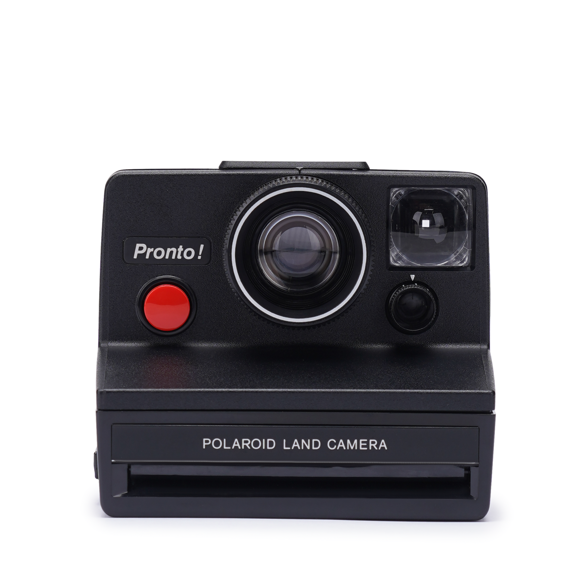 Vintage Polaroid Land Camera Pronto Black with Red Button – Instant Film Camera - Polaroid SX-70 - Polaroid film camera - Vintage Polaroid Instant Cameras