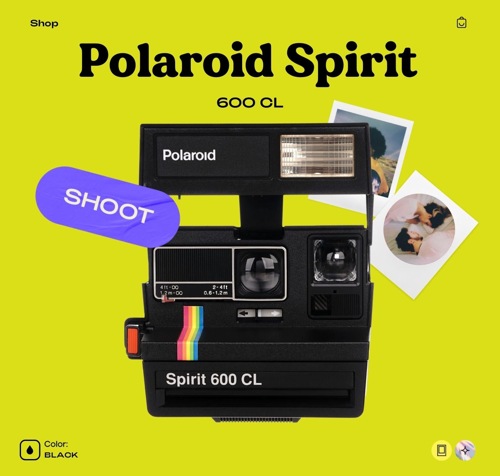 Polaroid Spirit 600 Cl Vintage Polaroid 600 CL Spirit Instant Film - Main Image