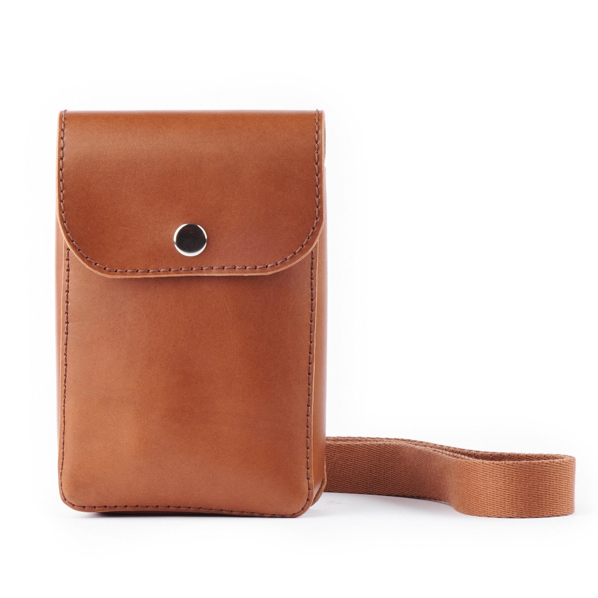 Leather Bag for Polaroid SX-70 Camera - Brown, Handcrafted Photographer Gift, Vintage Camera Case - Vintage Polaroid Instant Cameras