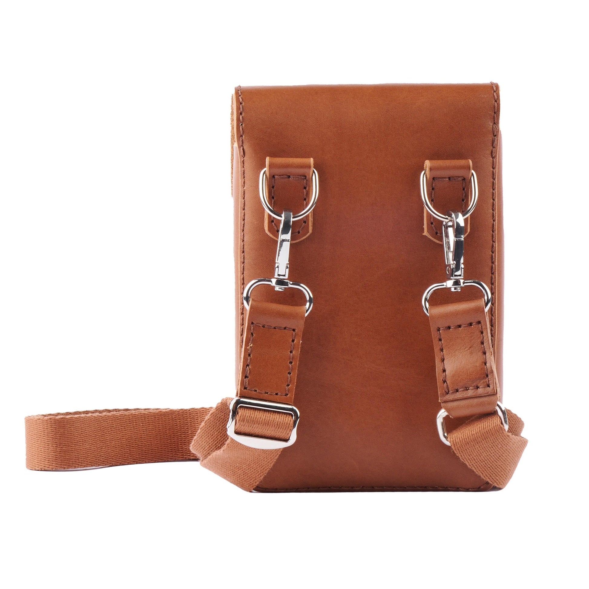 Leather Bag for Polaroid SX-70 Camera - Brown, Handcrafted Photographer Gift, Vintage Camera Case - Vintage Polaroid Instant Cameras