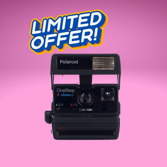 Polaroid one step close up 636 vintage instant camera - fully tested and perfectly working - Vintage Polaroid Instant Cameras