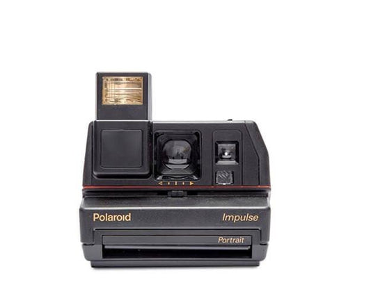Polaroid impulse portrait instant film camera - classic vintage point and shoot - Vintage Polaroid Instant Cameras