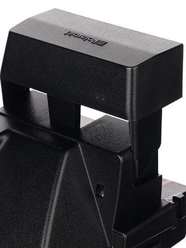 Instant polaroid 645 cl supercolor black  two red stripes  vintage instant film camera polaroid 600 type  -film tested and working - Vintage Polaroid Instant Cameras