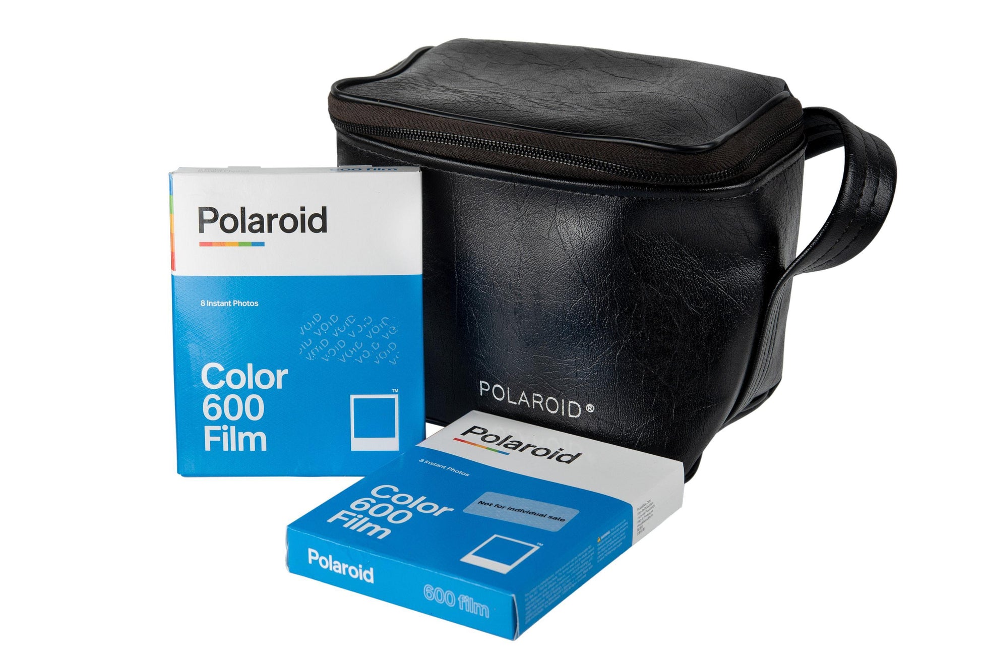 Black polaroid camera bag, original polaroid - the classic! - Vintage Polaroid Instant Cameras