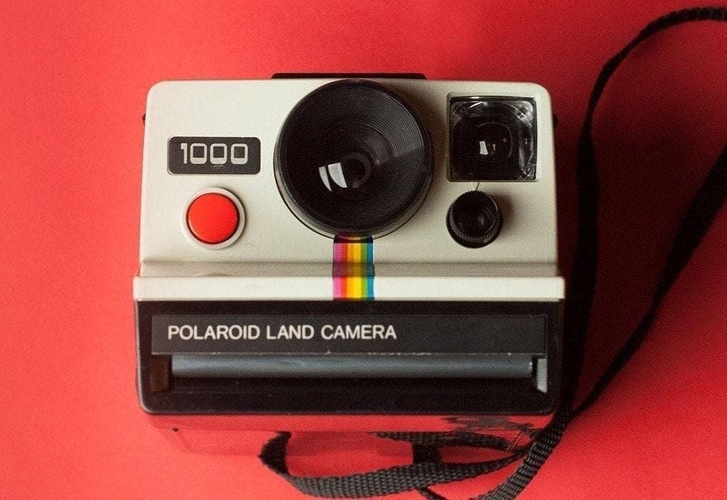 Vintage polaroid camera, polaroid camera gift pack, polaroid onestep land  1000  (without flash) - Vintage Polaroid Instant Cameras