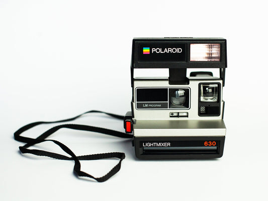 Vintage Polaroid 630 LM Silver Instant Film Camera