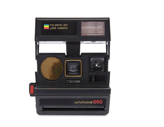 Polaroid 600 type Land Camera Sonar Autofocus Sun 660 Instant Film Analog Camera 80s 90s 00s