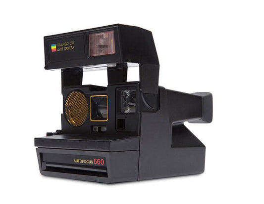 Polaroid 600 type Land Camera Sonar Autofocus Sun 660 Instant Film Analog Camera 80s 90s 00s