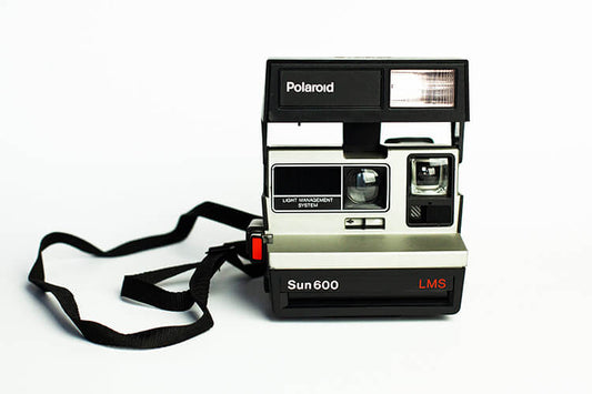 Polaroid Spirit 600 Grey Silver Instant Film Camera Vintage Polaroid 600 Type Film Camera