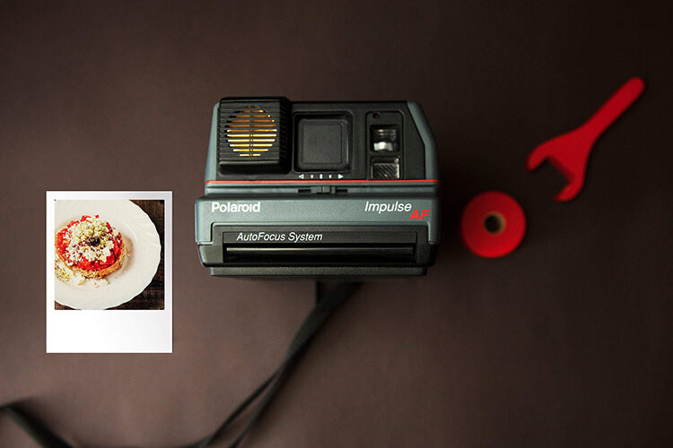 Vintage Instant Polaroid Impulse Portait Instant Film Old Fashioned Po