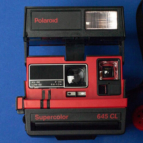 Polaroid 645 CL Supercolor Camera Instant Film Camera Red Vintage Polaroid  600 type film camera