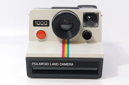 Polaroid Land Camera 1000 One Step Vintage 70s Rainbow Striped Polaroid Instagram camera
