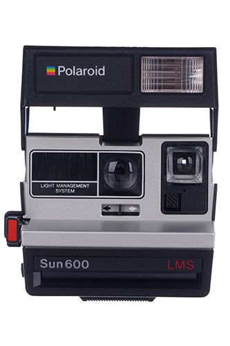 SPRING SALE: Instant Film Camera Polaroid Sun 600 LMS Light Mixer System Vintage 80s 90s Polaroid Grey