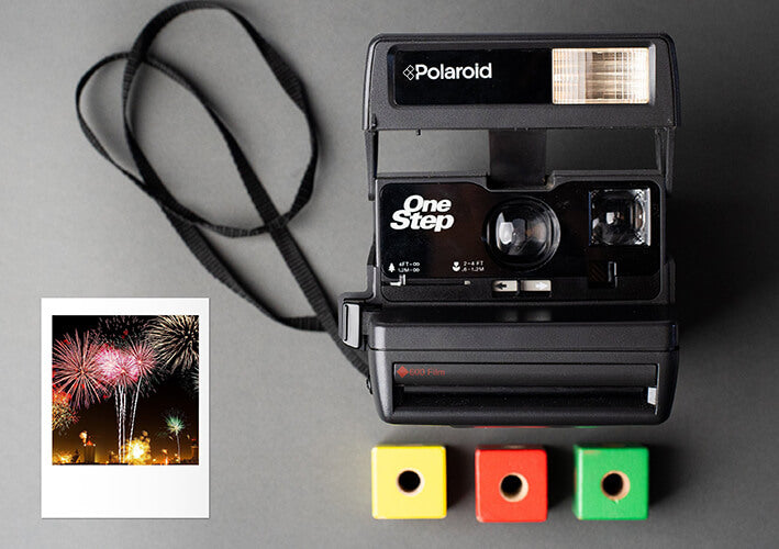 Vintage Polaroid One Step 600 Flash Instant Camera 80s 90s