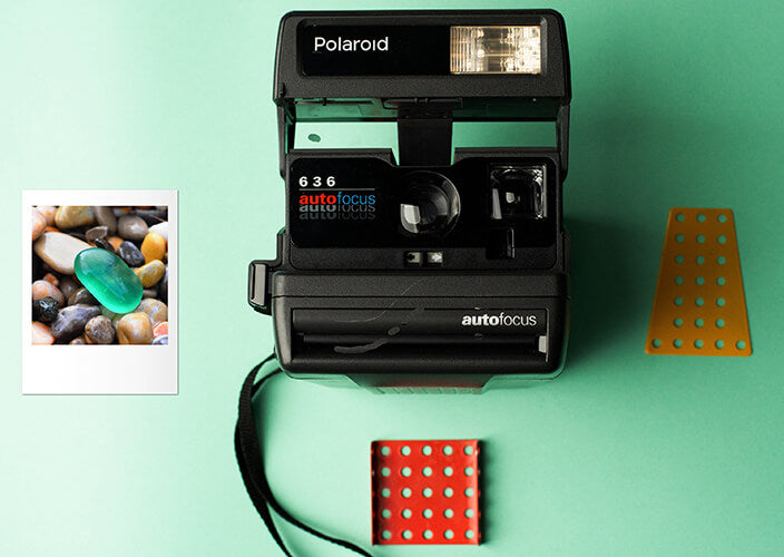 Polaroid One Step Close Up 636 Instant Film Camera Vintage Polaroid 60