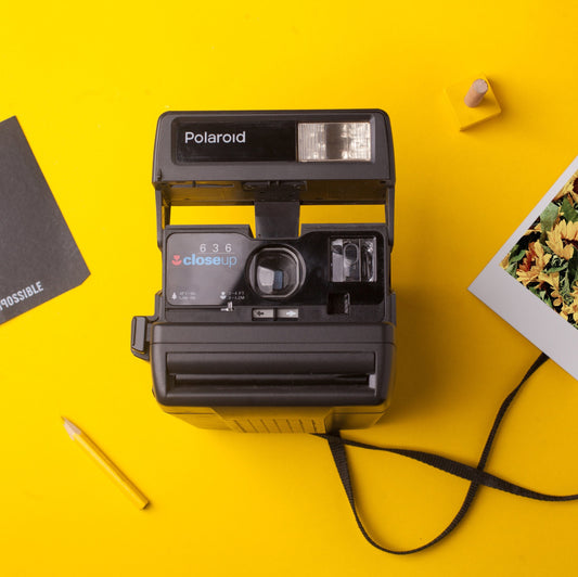SPRING SALE: Polaroid One Step Close Up 636 Vintage Instant Camera