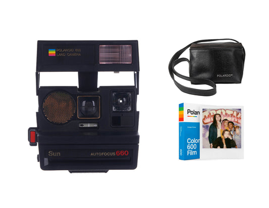 Polaroid 600 type Land Camera Sonar Autofocus 660 Instant Film Analog Camera Vintage camera Instant camera Birthday gift Vintage Polaroid