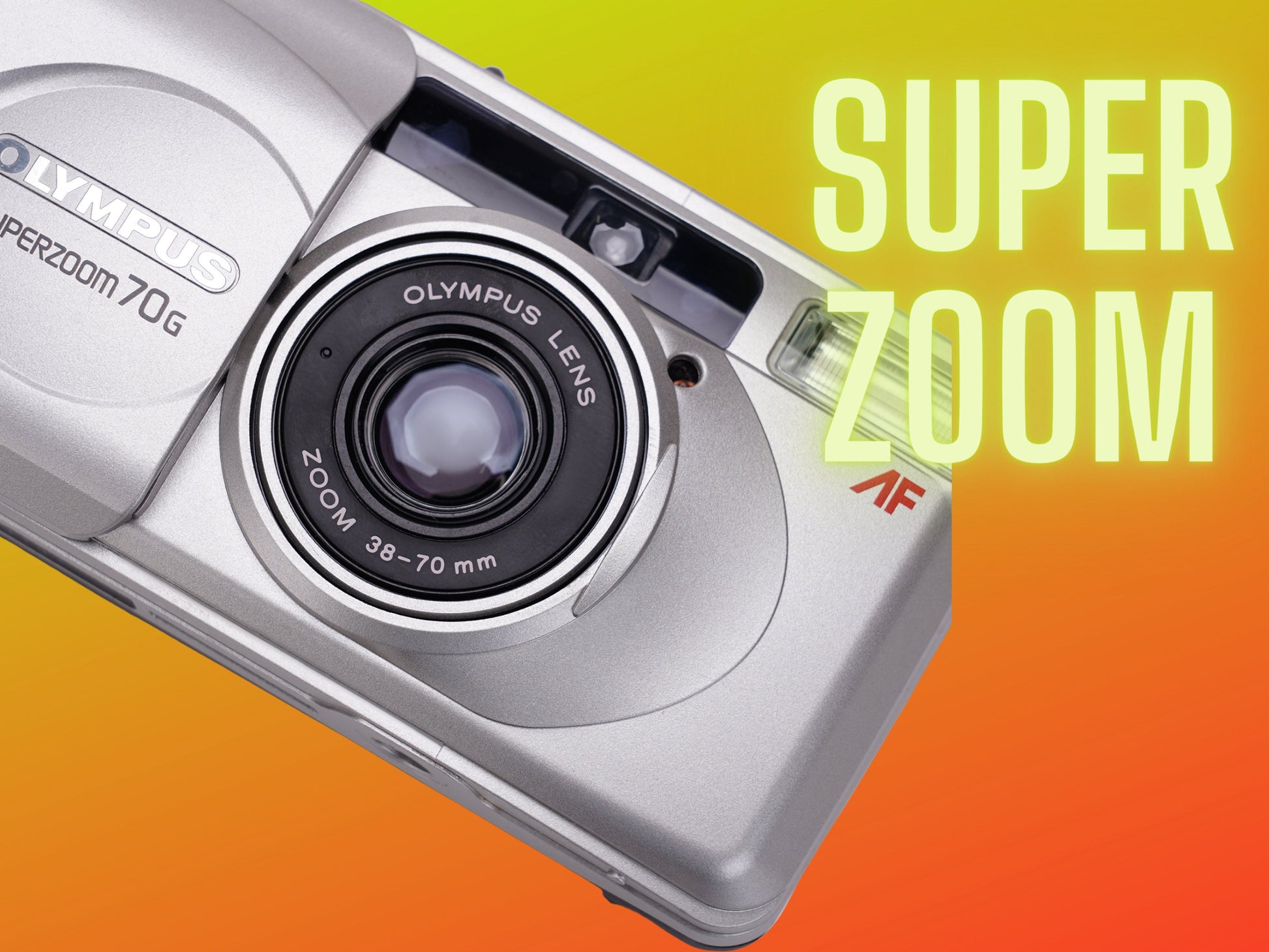 NEW ARRIVAL!! Olympus Superzoom 70G, Working Film Camera, Vintage Camera, Photographer Gift, Vantage Gift, - Vintage Polaroid Instant Cameras
