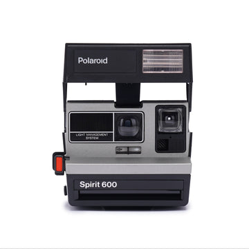 Vintage Polaroid Spirit 600 Grey Silver Instant Camera - Vintage Polaroid Instant Cameras