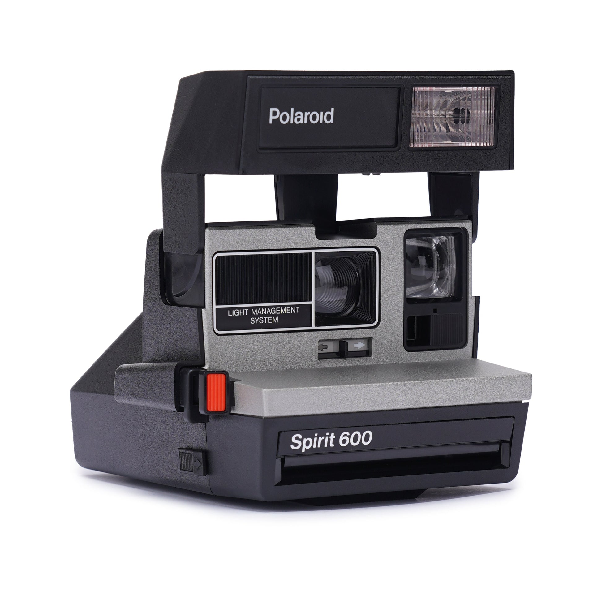 Vintage Polaroid Spirit 600 Grey Silver Instant Camera - Vintage Polaroid Instant Cameras