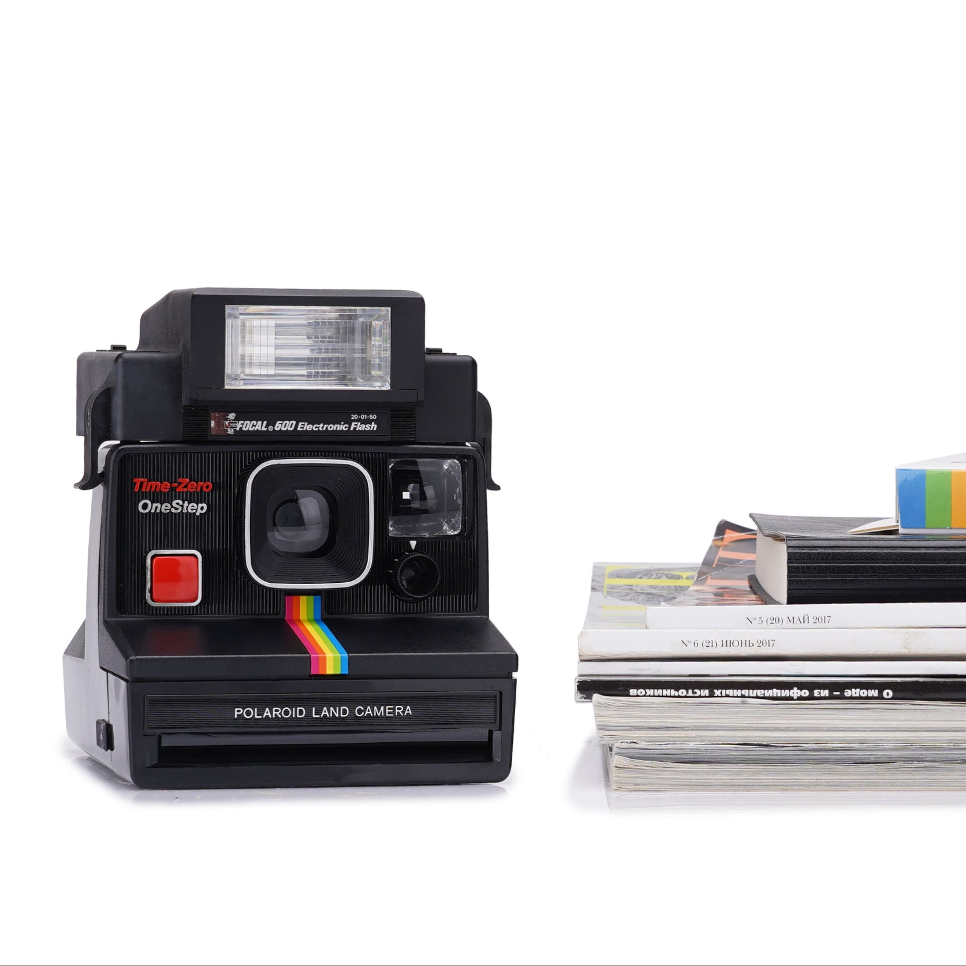 Vintage Polaroid Land Camera Time-Zero OneStep SX-70 (without flash) - Vintage Polaroid Instant Cameras