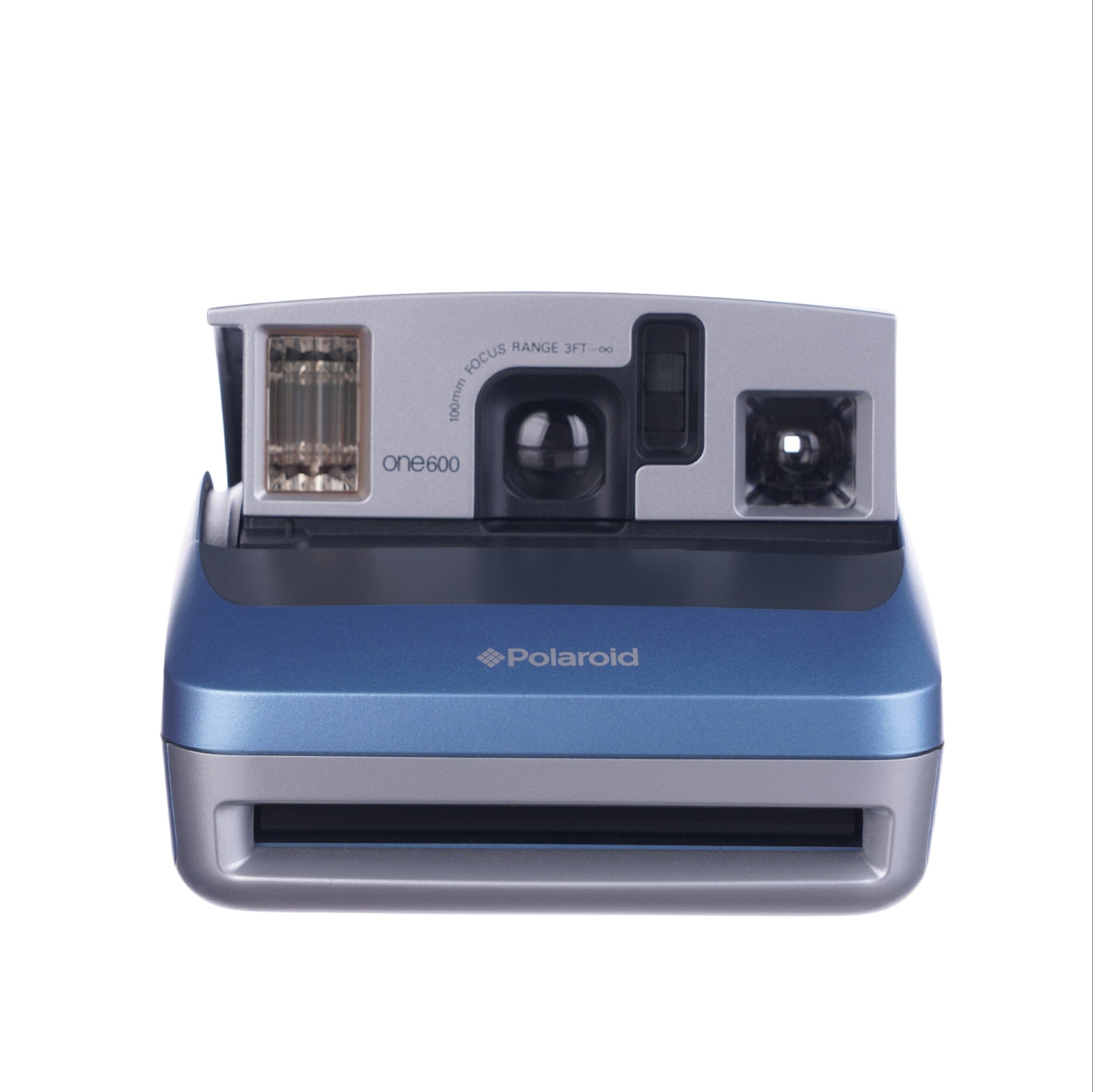 Polaroid One 600  Film Camera Blue POLAROID TYPE CAMERA - point and shoot - Film tested - Vintage Polaroid Instant Cameras