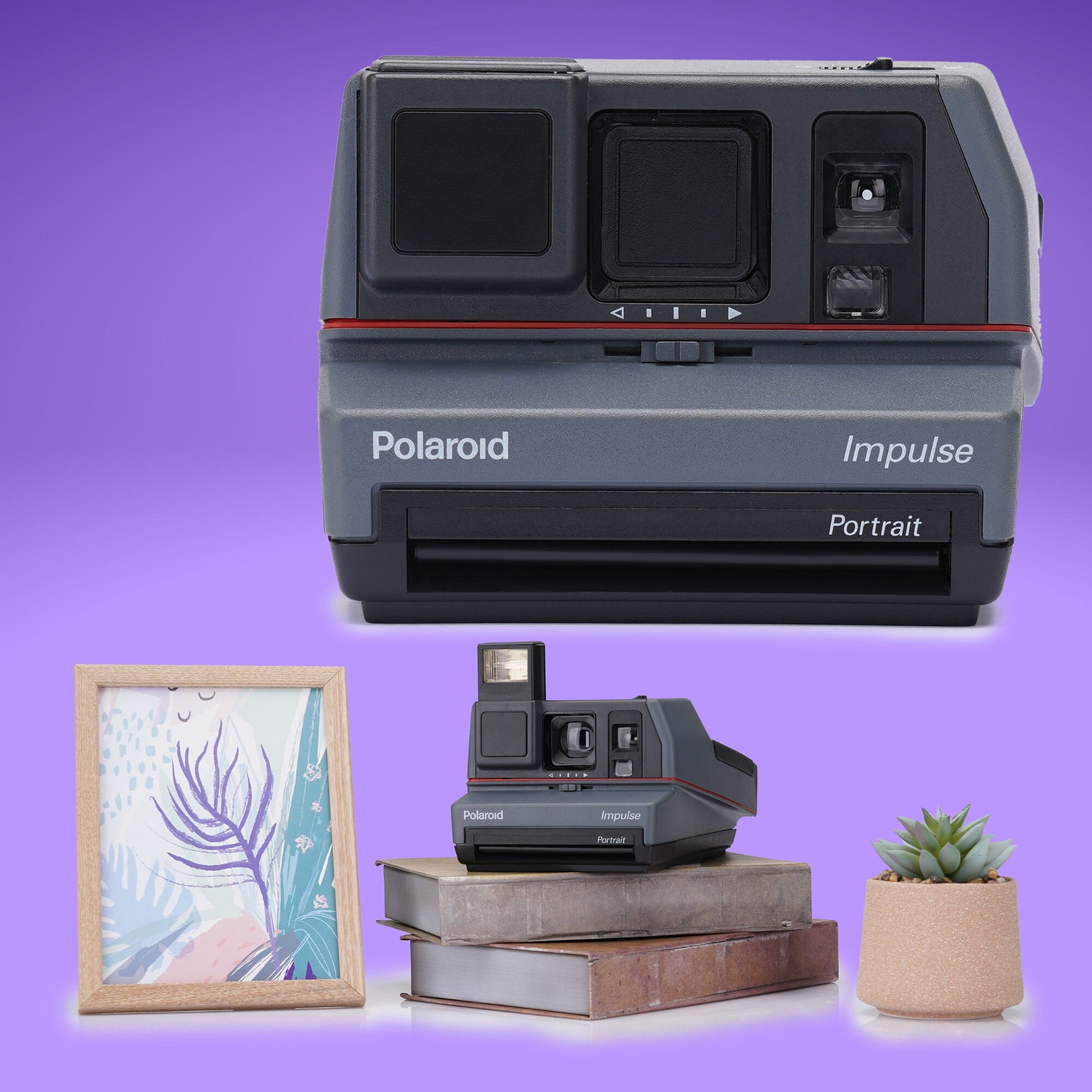 Vintage Instant Camera, Polaroid Impulse Portrait Camera - Vintage Polaroid Instant Cameras