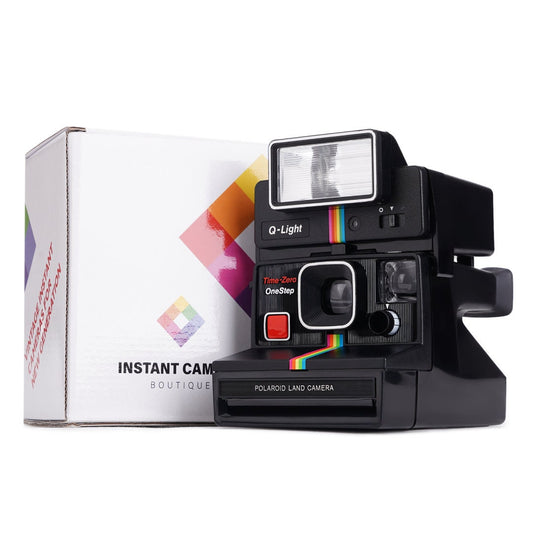 Vintage Polaroid Land Camera Time-Zero OneStep SX-70 + Flash