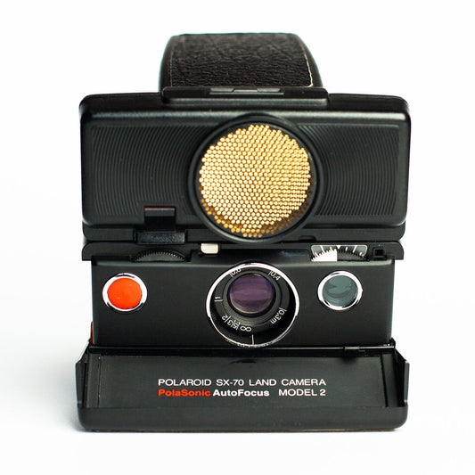Polaroid SX-70 Camera Landcamera Instant Film Camera Polasonic Autofocus Black