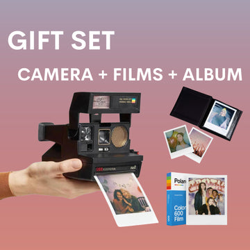 GIFT SET! Polaroid Sun Autofocus 660 Instant Camera + Film Triple Pack - Vintage Polaroid Instant Cameras